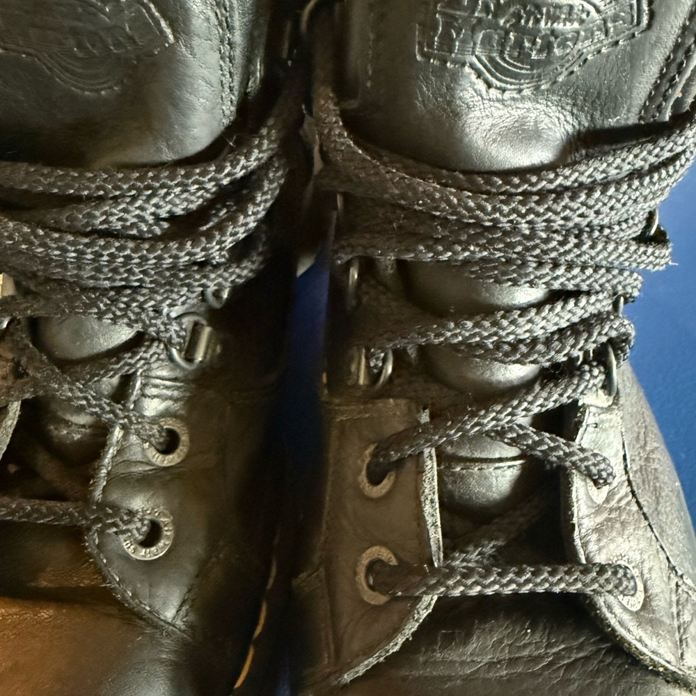 Dr. Martens Black Leather Boots - Picture 6 of 16